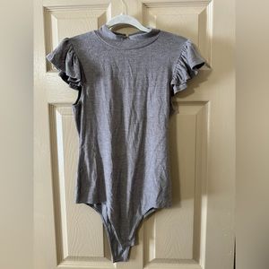Gray bodysuit